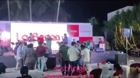 Super singer# Anana ARAVINDAKSHAN #rajesh #6 strings live band#9840364487
