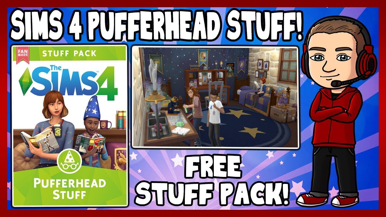 Sims 4 - PUFFERHEAD STUFF! (Free Stuff Pack)