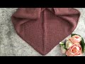 ОЧЕНЬ ПРОСТОЙ,НО КРАСИВЫЙ БАКТУС С ОРИГИНАЛЬНЫМ КРАЕМ. KNITTED HAT