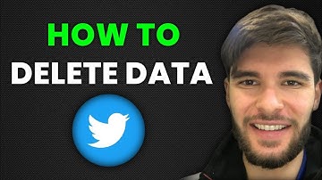 How to delete data history twitter