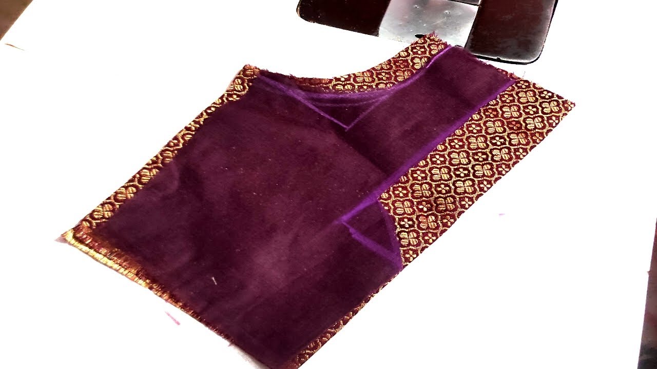 Easy And Very Easy Blouse Back Neck Design Cutting And Stitching//Blouse ki Cutting and Stitching/