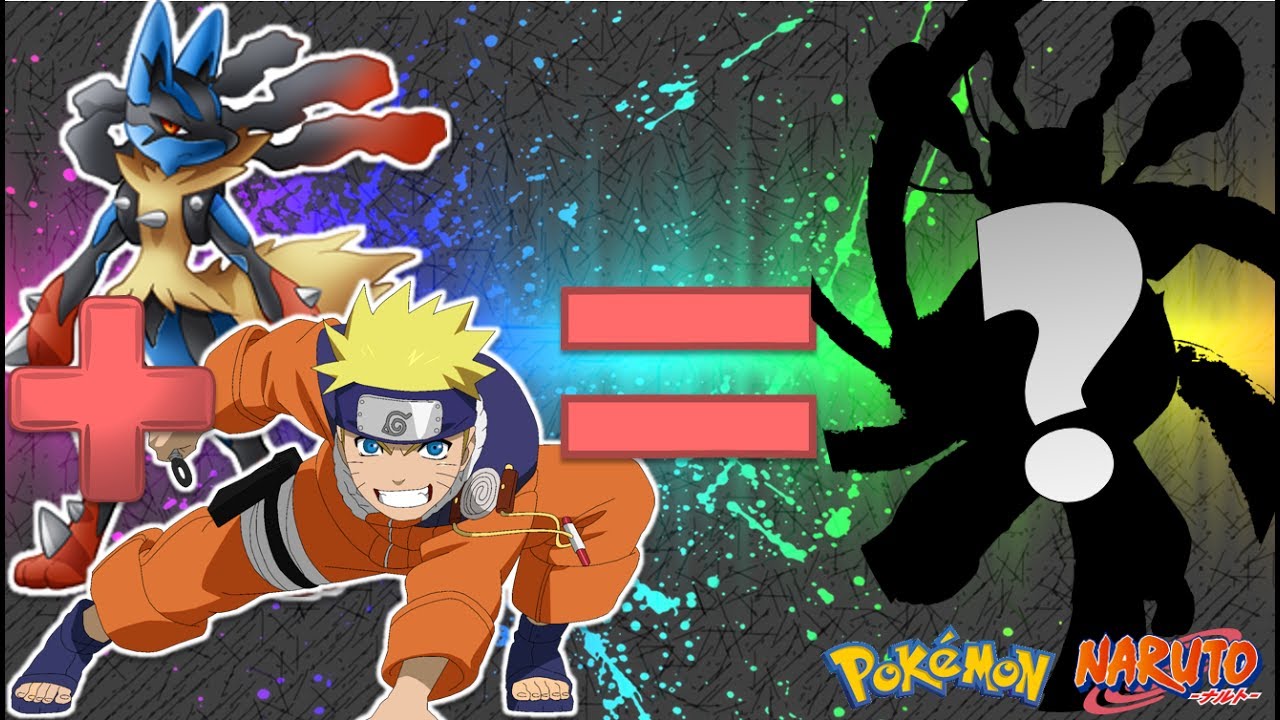 Comment Dessiner Une Fusion Pokémonpersonnage Tuto Speeddrawing Méga Lucario X Naruto