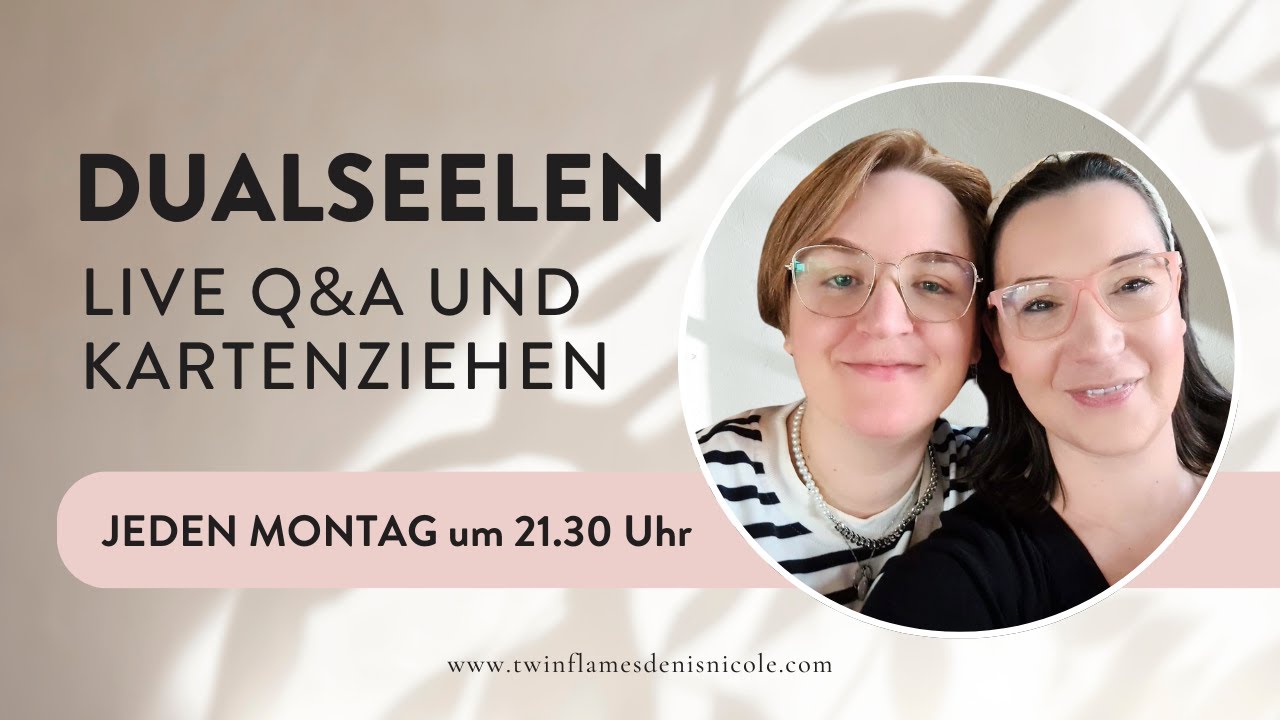 LIVE Q&A und Kartenziehen für deine Dualseelenreise 💖