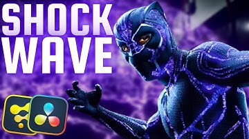 Black Panther SHOCKWAVE in Davinci Resolve