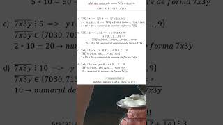 Numarul de Numere Divizibile :)) #frumos #matematica #exercitii #rezolvare #rezultate