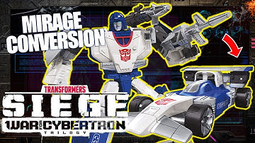 How to Convert Mirage | Transformers War for Cybertron: Siege | Transformers Official