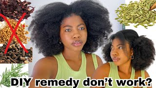 Your hair is not growing after using all the remedy on YouTube, this is the truth