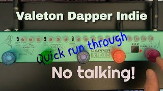 Valeton Dapper Indie..No talk demo