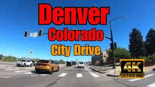 4K POV Drive: Highway 85 & I-25 to Commons Park | Denver, Colorado | Travel Video USA