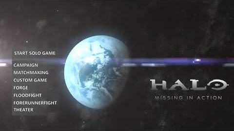 Halo: Missing In Action - Menu Concept
