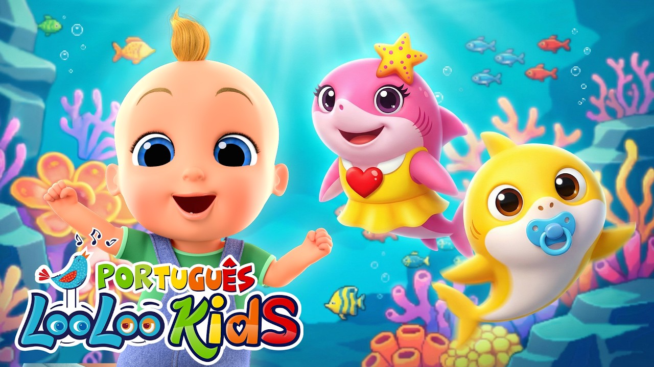 Bebê Tubarão do do do 🦈🎵 Canções Infantis em Português | Desenho Animado para Crianças