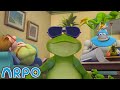 Hiccup, Hiccup… FROG?! Daniel’s Silly Frog Day! | ARPO | Kids TV Shows | Cartoons For Kids