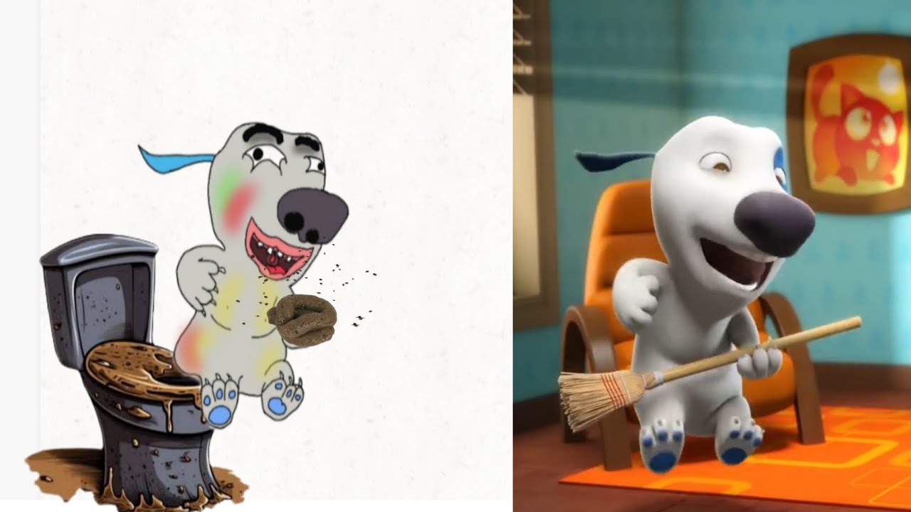 Talking Tom Shorts - Stinky Dance Panic  /Cartoon Talking Tom Dance funny comedy video  part.2