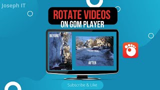 How to Rotate Vertical Video in Gom Player - Rotate videos Gom Player screenshot 3