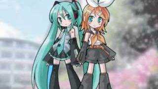 【鏡音リン×初音ミク】ドキドキ☆百合学園【オリジナル】
