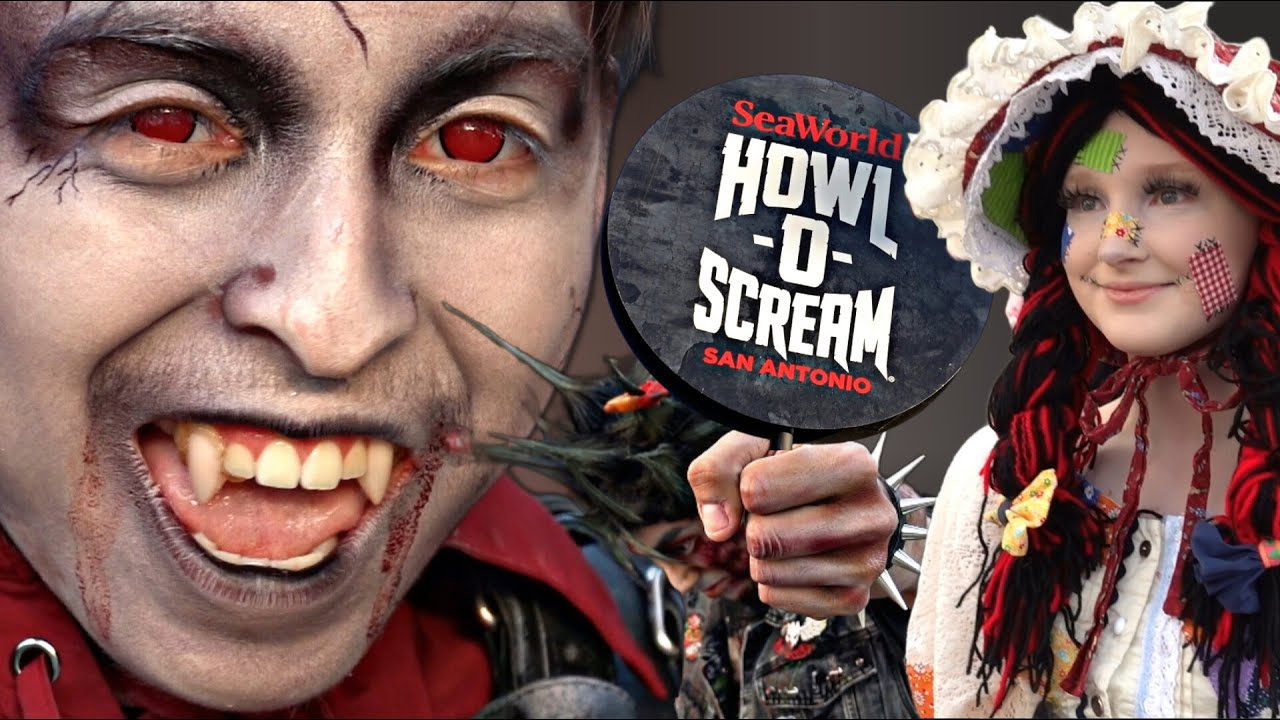 SeaWorld Howl-O-Scream Friday Night Frights, Screams and Scares!
