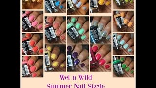 Wet n Wild Summer Nail Sizzle 2016 Limited Edition Collection | 17 Swatches | Mini reviews screenshot 3
