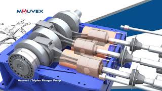 Mouvex Triplex Plunger Pump  How It Works Video