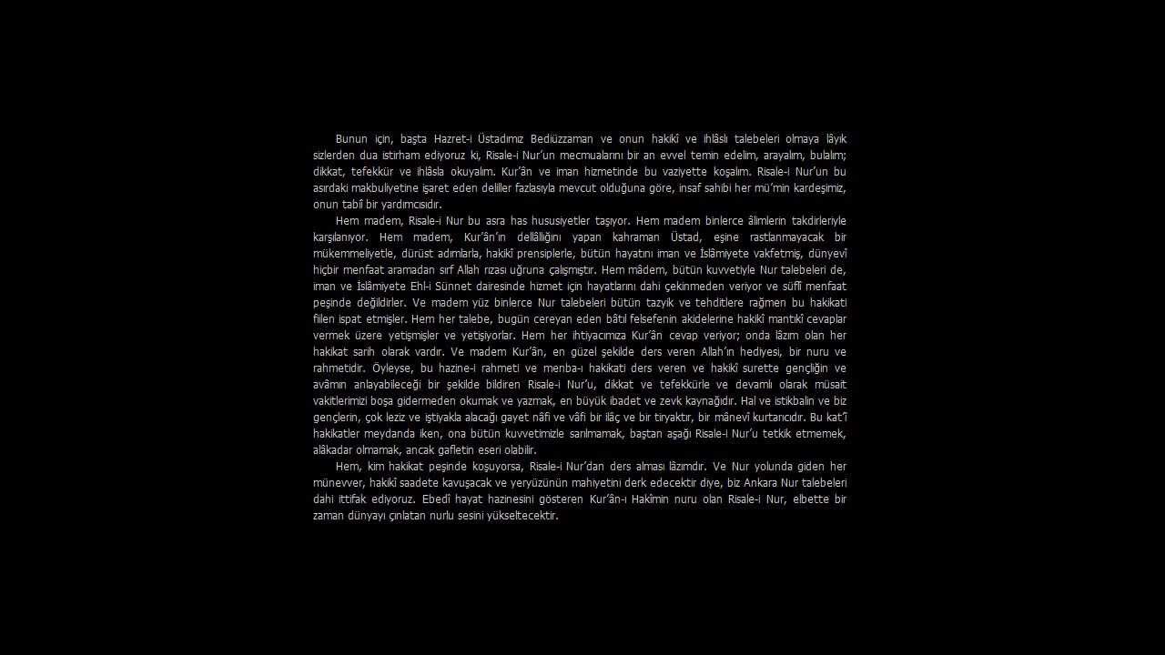 Asa-yı Musa - Takrizler [Risale-i Nur Külliyatından] [Metinli Ders]