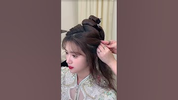 #shorts Cách búi tóc cô dâu theo phong cách Trung Hoa