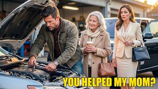 The Single Dad Mechanic Fixed an Old Woman’s Car for Free—Then Her CEO Daughter Begged Him Back...