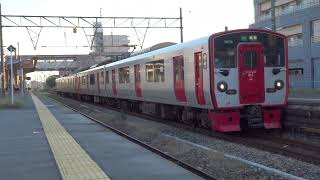 815系NT014編成+NT011編成　普通列車鳥栖行　荒木駅発車！