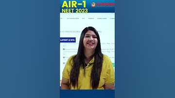 AIR 1 NEET 2023 || Results Announced By Beena Ma