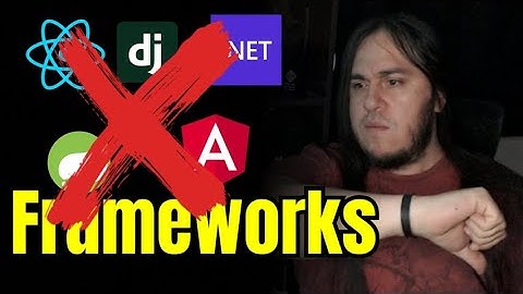 ¡NO Necesitas un FRAMEWORK!