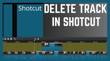How To Delete A Track From Timeline In Shotcut | Delete Video or Audio Track