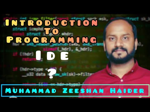 IDE | Programming Environment in hindi/urdu | 10th class computer science new book chapter 1