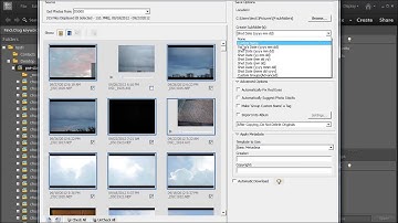 Import photos and videos from your camera into the Organizer