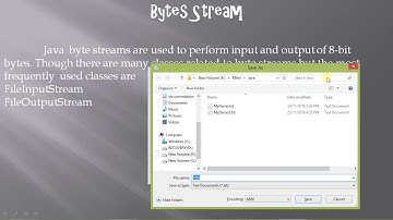 Java Basics File I/O Part 2 By Mihir Modi