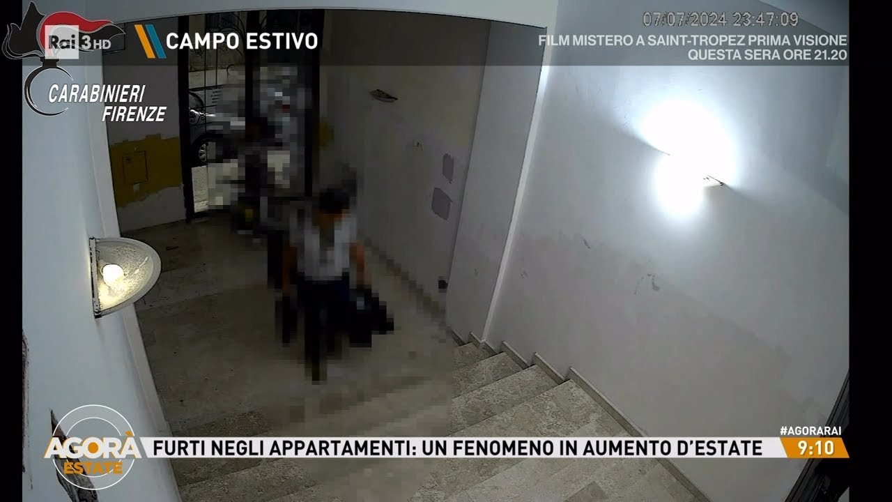 Furti negli appartamenti: un fenomeno in aumento d'estate - Agorà Estate 08/08/2024