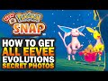 How To Get Every Secret Eevee Evolution & Photo Interaction In New Pokemon Snap