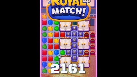 Royal Match Level 2161 - No Boosters Gameplay