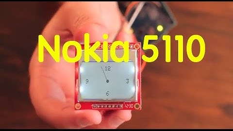 How to use the Nokia 5110 84X48 LCD display with Arduino