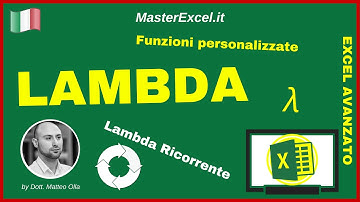 MasterExcel.it | Tutorial (ITA) Funzione Lambda Excel: Formule Personalizzate e Lambda Ricorrente