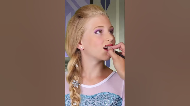 Elsa - Frozen Face Paint | Disney Princess Face Paint