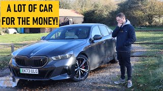 The new BMW i5 eDrive40 M Sport Review | its better than I expected!