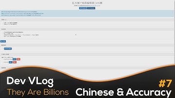 [Dev VLog] They Are Billions |  Level Editor |  Chinese Translations & Accurate Entities |  v1 06
