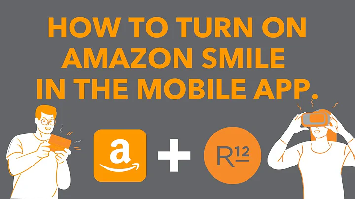 How to turn on Amazon Smile in the Mobile App.
