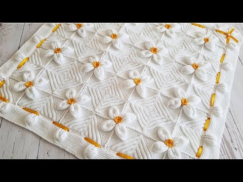 Yapraklı Battaniye Yapımı Part 1 🌼