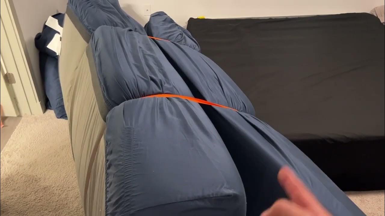 How To Move that Memory Foam Mattress! Cut it in Half and Make a