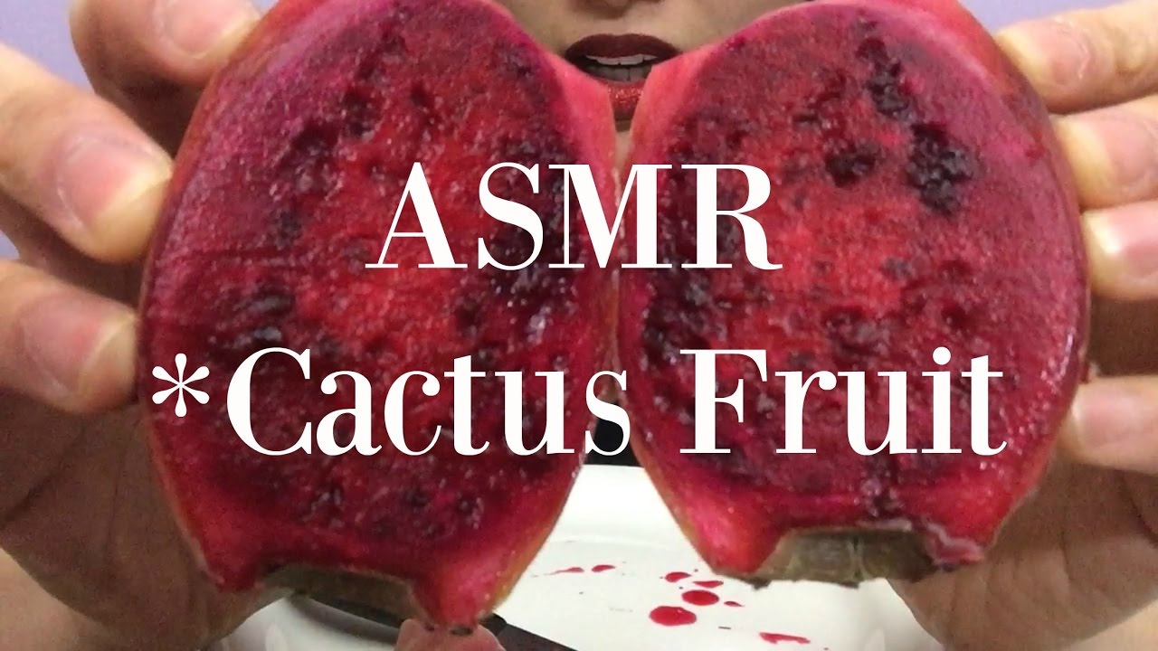 ASMR Lets try CACTUS FRUIT (EATING SOUND) | SAS-ASMR - YouTube