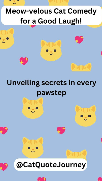 Whiskers & Giggles: Comedy Capers with Cats!