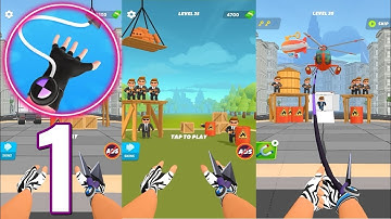 Ropeman 3D Game - Gameplay Walkthrough Part 1 - Tutorial (iOS, Android)