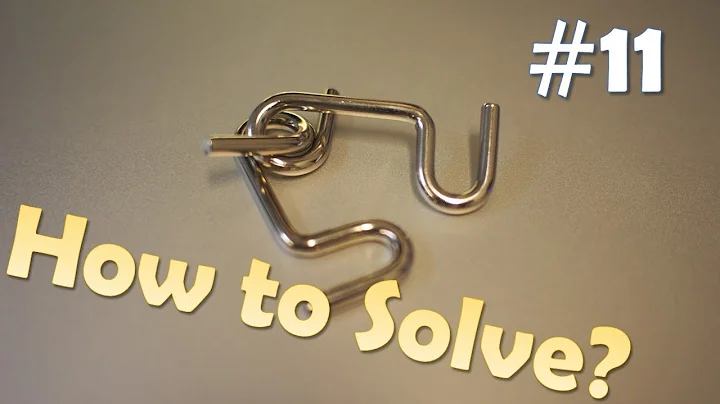 Can you solve this brain teaser? Metal puzzle solution - Part 11 - Hook Shape