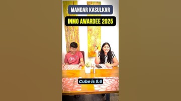 INMO Awardee vs Rubik’s Cube ⏱️ | Mandar