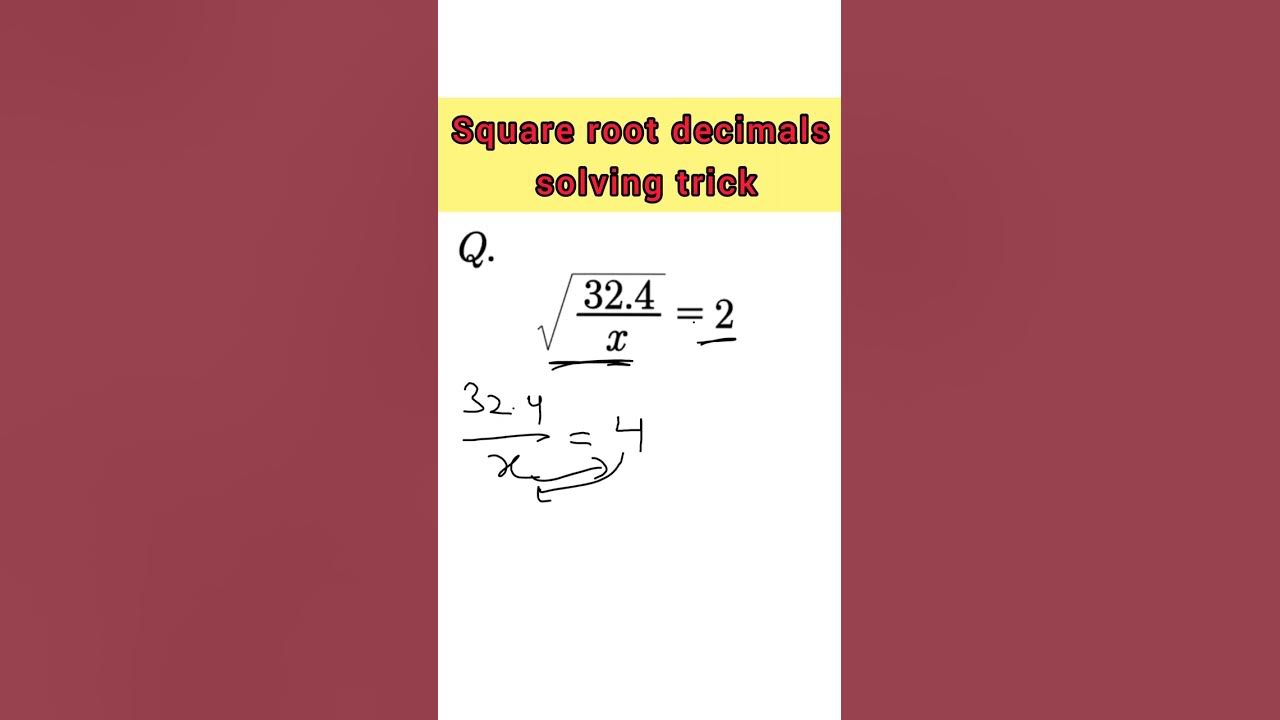 square-root-decimals-short-trick-square-root-problems-short-trick