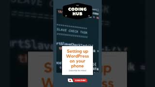 Setting Up WordPress On Your Phone | CMS running locally on Android